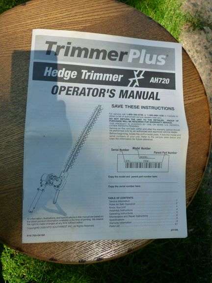 Group Of (5) Trimmer Plus Attachments