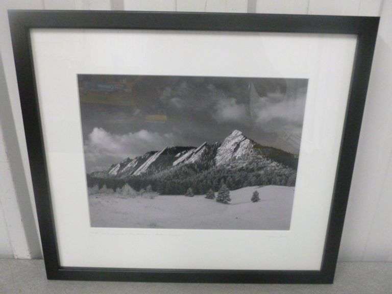 Erin Rydon " Winter Wonderland - Boulder Co. " Signed - Framed & Matted Picture