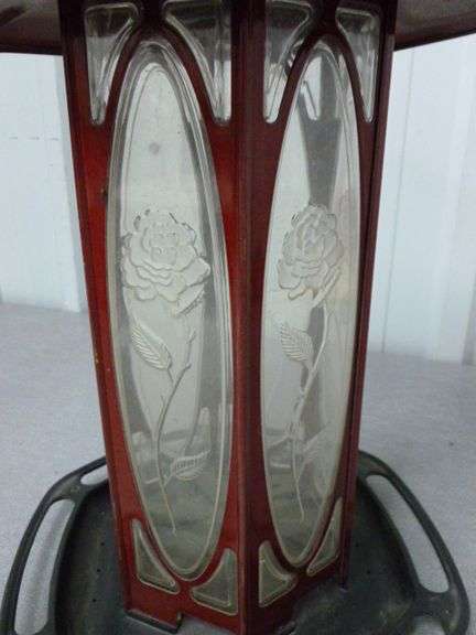 Large Metal Framed Bird Feeder - 9" Across x 14" H