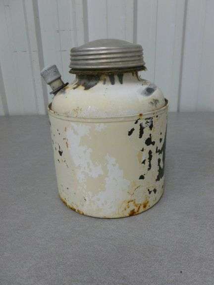 Vintage Metal Water Jug For Decor