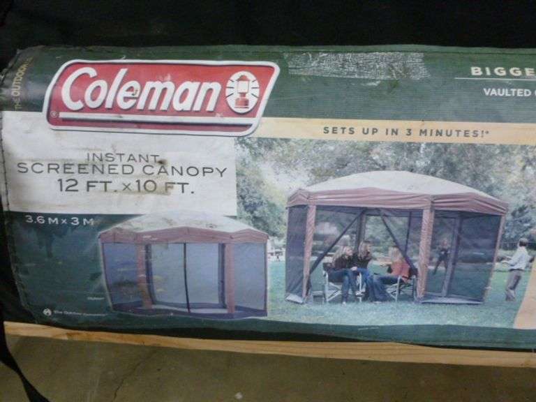 Coleman Instant Screen Canopy Tent - 12 Ft x 10Ft