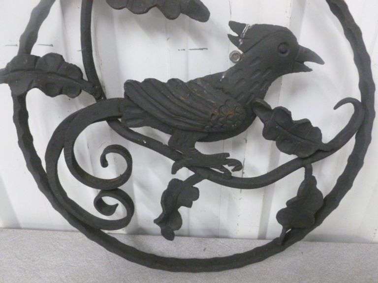 Cast / Wrought Iron Wall Decoration - 12" Diameter