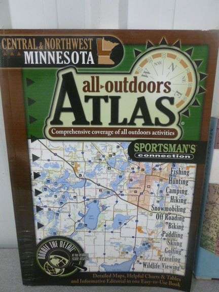 Group Of Atlas / Map Books - Hinckley Burns Collectible