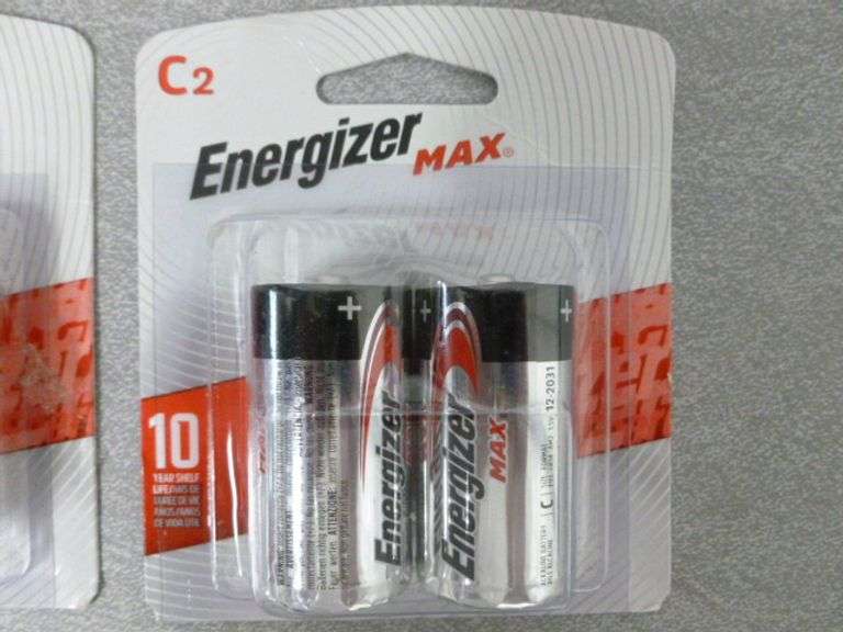 Group Of (6) New Packs Of 2 Energizer C Batteries