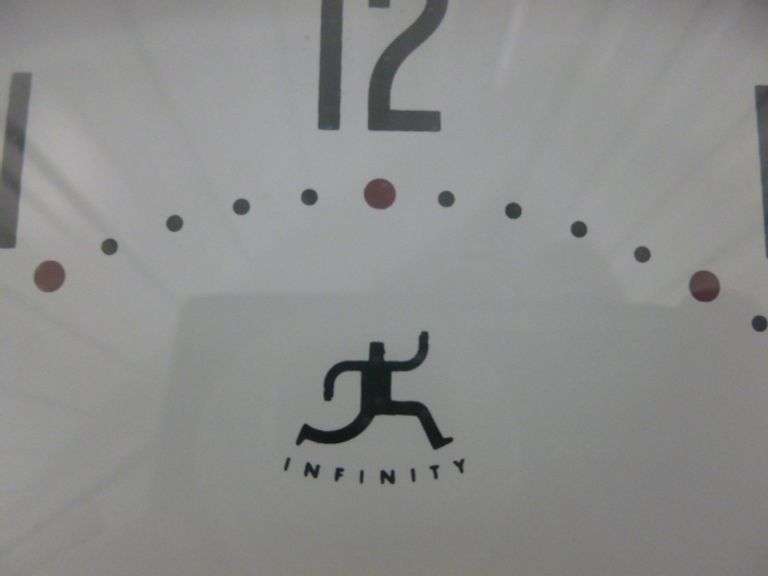 Infinity Battery Operated Wall Clock - 9.5" Diameter