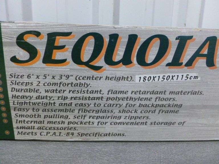 New Sequoia Two Person Tent