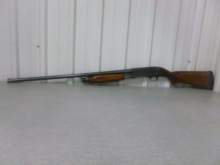 Ithaca Model 37 - Featherlite 12GA. Pump Action Shotgun With Case