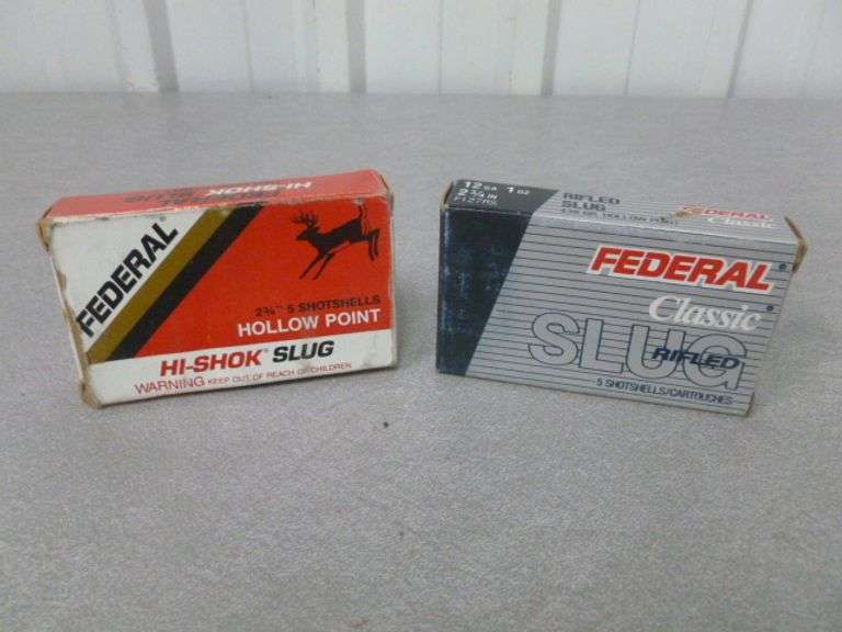 Group Of (7) Federal 12 Gauge Slugs