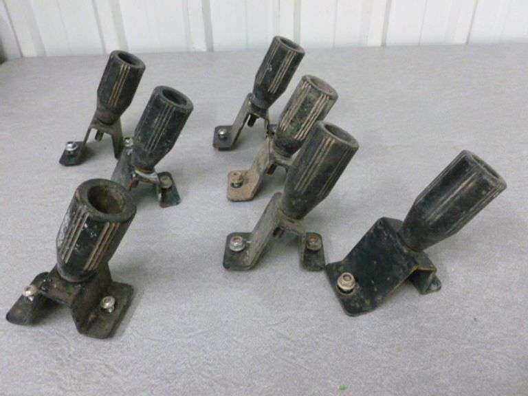 Group Of (7) Heavy Duty Reel Handles