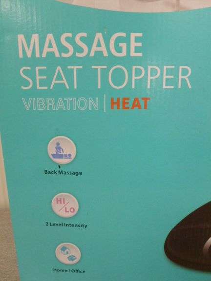 Heath Touch Massage Seat Topper With Vibration / Heat