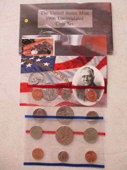 1996 P & D Uncirculated U.S. Mint Set
