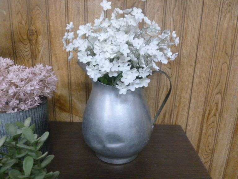 Group Of (5) Artificial Plant Decorations