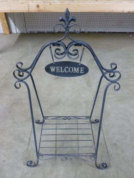 Welcome - Rod Iron / Metal Floor Decoration / Stand