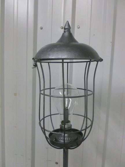 Metal Stand Light Decor With Battery Operated Light - 29" H - Neat Piece
