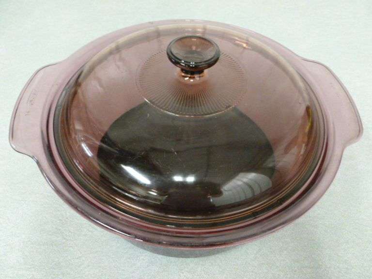 Large Visions 5 Liter Purple Glass Kettle With Lid
