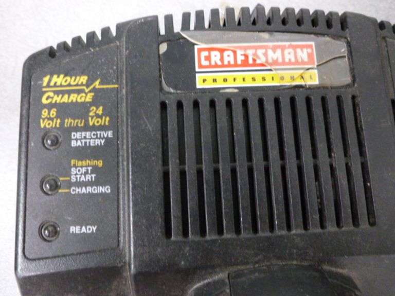 (2) Cordless Power Tool Chargers - Craftsman Professional 1 Hour / Unknown Brand