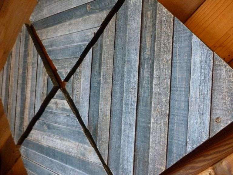 (4) Piece Rustic Wood Themed Wall Decoration Set