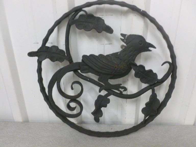 Cast / Wrought Iron Wall Decoration - 12" Diameter