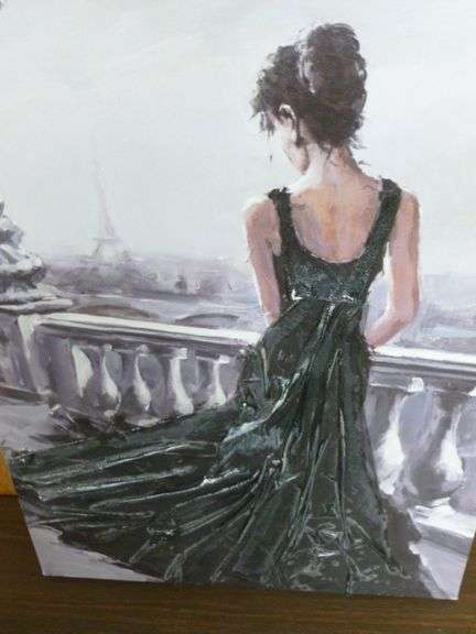 Nice Print On Canvas - 15" x 19"