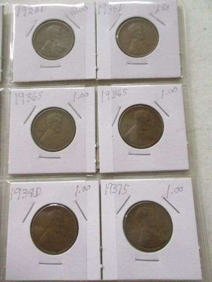 18 - Lincoln Wheat Cents