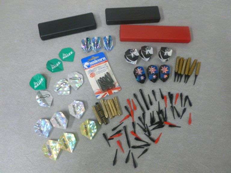 Large Group Of Soft Tip Dart Tips / Darts / Related Items