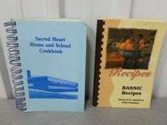 (2) Collector Cookbooks - Sacred Heart School / Church Of St. Benedicts