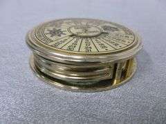 40 Year Brass Wheel Calendar 2014-2053