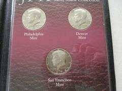 JFK Half Dollar Mint Mark Collection - 1981 P & D, Proof 1974-S