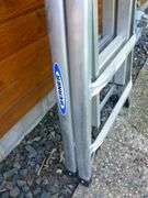 Nice Werner Heavy Duty Multi Position / Telescoping Aluminum Ladder Model MT-22