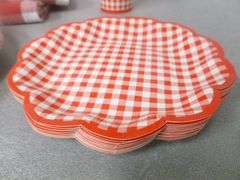 Large Group Of Picnic Items - Table Coverings