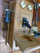 The Country Belle - Old Fashioned Telephone Themed Wooden Wall Mount Radio