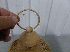 Metal Candle Lantern With New Pillar Candle