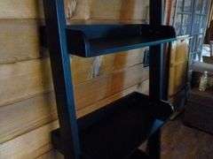 Large Wooden Ladder Shelf - Five Tiered