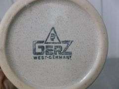Nice Gerz West Germany Beer Stein - 9" H