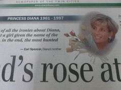 1994 & 97 Collector paper Items - Star Tribune Princess Diana / Life - Jackie O