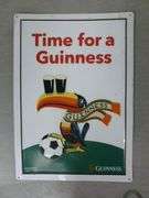 Guinness Embossed Metal Sign - 13" x 19"