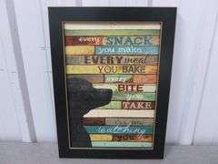 Funny Themed Framed Sign - 10.5" x 14.5"