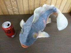Large Universal Statuary Koi Fish Rock Garden / Fish Pond Decoration - 15" L