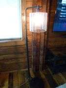 Nice Metal Framed Floor Lamp - 57" H