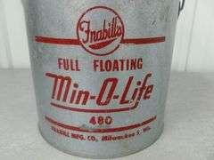 Frabill's Min-O-Life 480 Galvanized Steel Minnow Bucket - Nice
