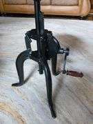 Nice Adjustable End Table - Cast Iron Framed