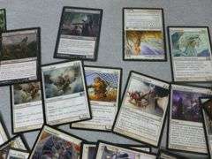 Large Group Of Collectible Magic The Gathering Trading Cards