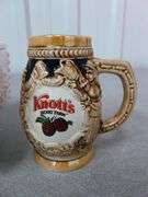 (3) Collector / Vintage Items - Enesco Candy Dish With Lid No. E-3206 / Toby Mug / Japan Knott's Ber