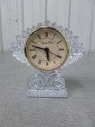 Crystal Clear Battery Operated Dresser Clock - 4.5" H