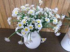 Group Of (2) Artificial Plant / Flower Decorations