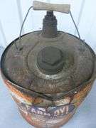 Vintage Farm-Oyl 5 Gallon Metal Oil Can