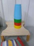 Picnic Basket With Plates / Cups / Related Items