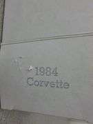 New Collectible 1984 Corvette Dealer Promo Car