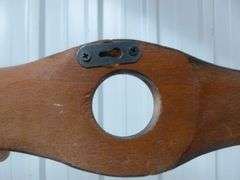 Large Wood Airplane Prop Themed Wall Decoration - 47.5" L - Neat Piece