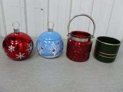(4) Christmas Themed Candy Dish's